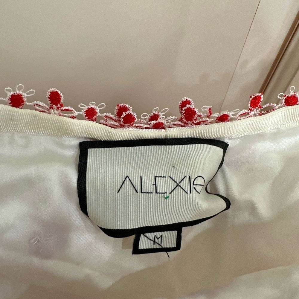 ALEXIS Lace Ruffle Off Shoulder Blouse (101) - Picture 5 of 6
